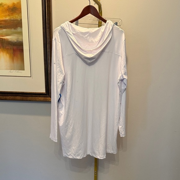 White chill river Hooded tunic Long Sleeve Shirt NWT 2X - Picture 3 of 11